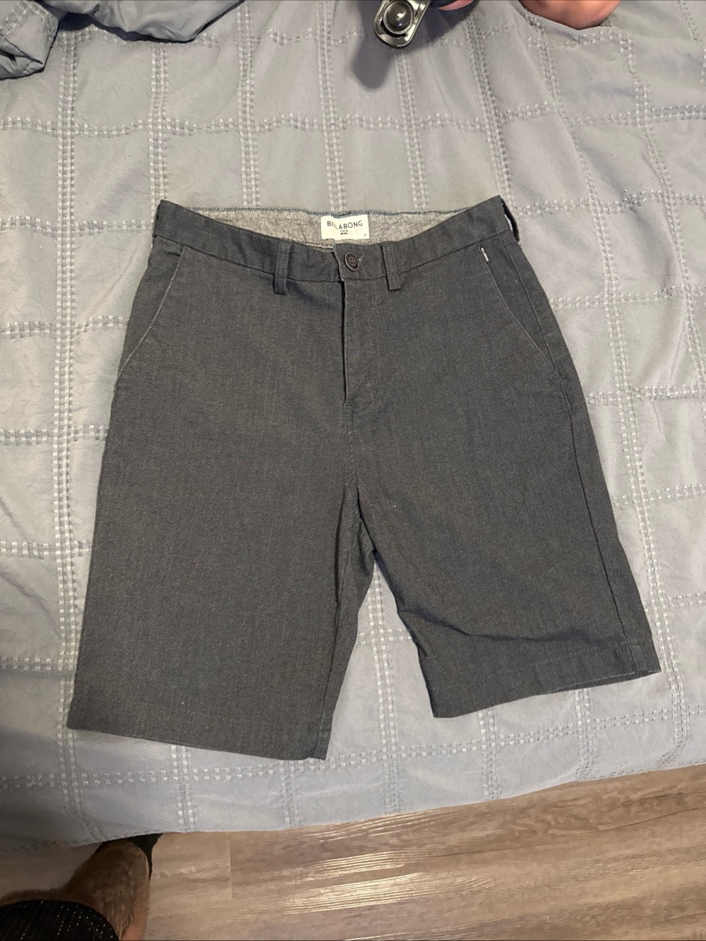 Billabong Men's Charcoal Flat Front Walk Shorts
